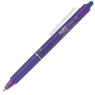 Pilot Frixion Clicker Erasable Gel Ink Pens, Roller Ball Point, Retractable, Refillable, 0.7mm, Purple, 2 Pack (BLRT-FR7-PE)-Purple
