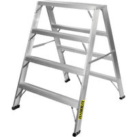Featherlite 4' Industrial-Duty Aluminum Sawhorse/Steps-Nominal Height: 4'