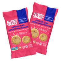 Allergy Smart Cookies - Birthday Cake - 28g - 40 Pack-Top 10 Allergen Free : No Gluten | No Nuts / Peanuts | No Dairy | No Eggs | No Soy | No Sesame | No Mustard | No Sulfites | No Shellfish