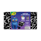 Crayola K Pop Demon Hunters Flocked Storage Case-Two‑drawer storage: features dual sliding drawers to neatly organize markers, sketches, and creative accessories