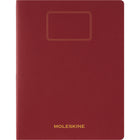 Moleskine Student Ruled XXL Soft Cover Journal - 8.5" x 11" - Cranberry Red-Cardboard cover