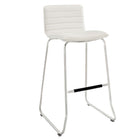 Modway Dive Bar Stool - White-Fits most bars and countertops