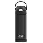 Thermos FUNtainer Bottle - 470ml - Black-Thermos vacuum insulation technology for max temperature retention