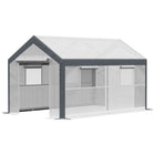 Outsunny 7' x 12' x 7' Heavy Duty Walk-In Greenhouse- Ideal for cultivating plants, flowers, and landscapes efficiently and quickly all season long
 
