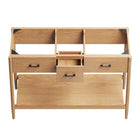Modway Zaire 48" Double Sink Compatible Bathroom Vanity Cabinet - Natural-Wood Grain Veneer