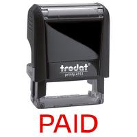 Trodat Printy 4911 Climate Neutral Self-Inking Stamp - "PAID"-High-quality casing mechanism and long life