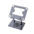 ShoppingAll Laptop Stand with 360° Rotating Base for up to 17.3" Devices - Grey-Portable & Foldable – Lightweight design folds flat for convenient storage and transport.