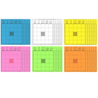 Hygloss Blank Bingo Cards- Assorted Colours - 7-1/2" x 8-3/4" - 36 Pack-Bingo Cards are the perfect resource to reinforce school lessons or teach number recognition.