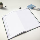 Brownline 2027 Traditional Daily Planner - 13-3/8" x 8" - Marble Green-Page Size: 13-3/8'' H x 8" W