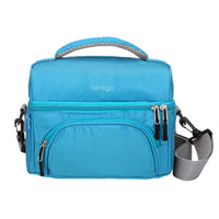 Bentgo Deluxe Lunch Bag - Blue- Chills food and drinks up to 4 hours or longer with an ice-pack. Thermal insulation also keeps hot food warm up to 4 hours.