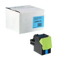 fuzion Lexmark (71B1HC0) Compatible Toner Cartridge - High Yield - Cyan-Ink Colour: Cyan