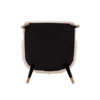 Manhattan Comfort Eda 22.83" Modern Velvet Upholstered Dining Chair - Cream-Commercial Grade Tested with Weight Capacity of 330 lb