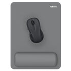 Fellowes Breyta XL Mousepad Wrist Rest with HEX Cushion - Grey-Patent pending HEX Cushion Technology combines uniform support with exceptional comfort while mousing