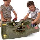 Simplay3 Monster City Extreme Wheels Track- Side 2 has molded-in terrain, smashed cars and big jumps