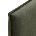 Modway Camille Upholstered Linen Blend Twin Size Headboard - Sage-Assembly Required