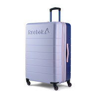 Reebok Double Dribble 30" Hardside Spinner Luggage - Lilac-Single 360 degree spinner wheels for effortless, smooth & quiet rolling