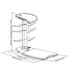 IntekView Ergonomic Standing Chair with Anti-Fatigue Mat -10