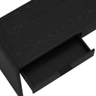 Manhattan Comfort Grace 54" Modern 2-Drawer Office Desk - Black & Gold-Metal recessed handles keep the design clean, minimal, and uninterrupted