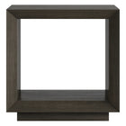 Hudson&Canal Tannen Rectangular Side Table - 22" W - Alder Brown-Table is made of high-quality and durable MDF materials