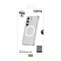 TUFF8 Samsung Galaxy S25 Qi2 Rugged Case-Shockproof Layer: The air tight shockproof layer adds extra protection from accidental drops (Tested to MIL-STD to 8FT)