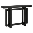 Hudson&Canal Breslow 44"W Console Table - Black Grain-A modern transitional design for your entryway, living room, den, and more