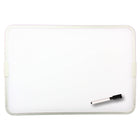 Flipside Products Two-Sided Aluminum Framed, Magnetic Dry Erase Board w/Pen, 9" x 12", Pack of 3-Dry-erase and magnetic