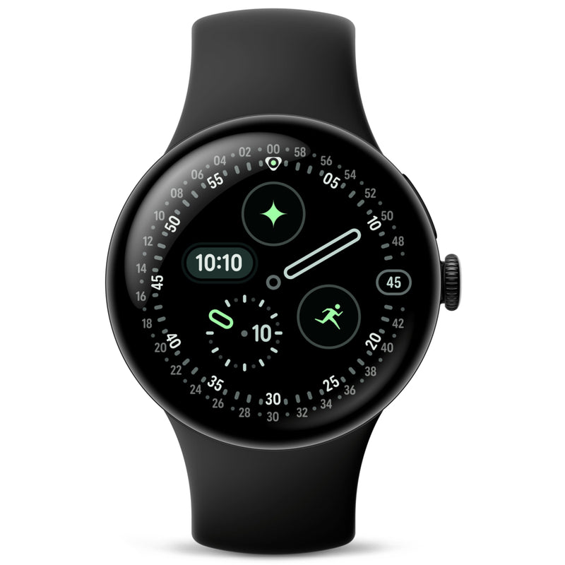 Google Pixel Watch 4 - 45 mm - Wi-Fi - Matte Black Case - Obsidian