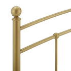 Modway Abigail Metal Full Headboard - Gold-7 Mounting Positions