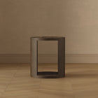Manhattan Comfort Alure 20" Contemporary End Table - Walnut-Home Assembly Required (All Hardware Included)