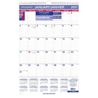 AT-A-GLANCE 2027 Monthly Wall Calendar - 22-3/4" H x 15-1/2" W - Bilingual-12 months: January 2027 - December 2027