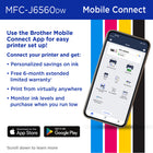 Brother INKvestment MFC-J6560DW Wireless Colour Inkjet All-in-One Printer with 2.7” Touchscreen-Easy to use with Cloud app connections. Print from and scan to popular Cloud apps,(5) including Google Drive , Dropbox, Box, OneDrive, and more from the impressive 2.7” colour touchscreen that enhances clarity and helps ensure effortless operation