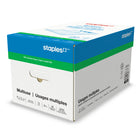 Staples FSC-Certified Multiuse Paper - 20 lb. - 8.5" x 11" - White - 5000 Sheets-20 lb.