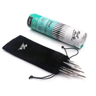 Mont Marte Signature Detail Paint Brush 15-Piece Set - Taklon-Each brush features an ergonomic handle for better control and added comfort during longer creative sessions