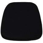 Flash Furniture Soft Black Fabric Chiavari Chair Cushion-Soft Chair Cushion