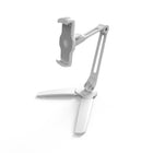 Kanto Universal Phone & Tablet Stand - Dual Arm - White-Supports up to 2.2 lb (1 kg)