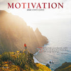 Plato 2026 Motivation Monthly Hanging Wall Calendar - 12" W x 24" H  - English-Photography - Enjoy stunning, full-color photographs or artwork every single month