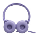JBL Tune 520C USB-C Hi-Res Wired On-Ear Headphones - Purple-Comfort fit and foldable design