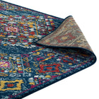 Modway Entourage Khalida Distressed Vintage Floral Lattice Area Rug - 5 ft W x 8 ft L - Blue Orange Yellow Red-8