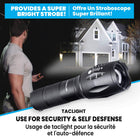 Bell+Howell Taclight High Lumens Waterproof Tactical Flashlights - 3 Pack-Energy-efficient: high output with long led life rated 50,000+ hours for cost efficient, eco friendly use