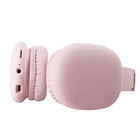 Basic Tech Wireless Over The Ear Headphones - Pink-Up to 2 hour charging time