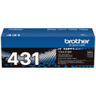 Brother TN431 Standard-Yield Black Toner Cartridge-Black toner produces sharp, professional documents