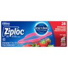 Ziploc Bags - Medium - 28 Pack-Smart Zip Plus Seal and easy open tabs