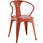 Modway Promenade Dining Chair - Red-Modern Dining Armchair