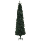 HOMCOM 6' Pencil Artificial Christmas Tree - Green-Artificial Christmas tree in a realistic tree-style 