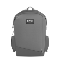 RovR TravelR 24 Can Soft Cooler Backpack - Charcoal-LoadR Wide Top provides unimpeded access to the entirety of the bag while keeping contents secure 