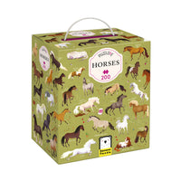 Banana Panda Puzzlove - Horses-Colourful illustrated design includes names for all of the animals encouraging recall and learning