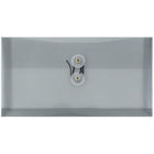JAM Paper #10 Plastic Envelopes with Button and String Tie Closure, 5.25 x 10, Smoke Grey Poly, 24 Pack (921B1smg)-Smoke gray