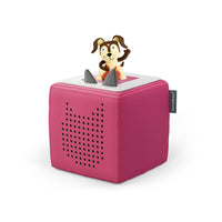 tonies Playtime Puppy Start Set - Pink-Toniebox - Soft enough to snuggle. Tough enough for rough play