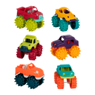 Battat Mini Monster Trucks-Indoor/Outdoor Fun: Solid construction and textured wheels mean these tiny trucks are ready for all terrain