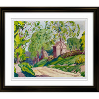 Spring Lasky by A.J. Casson - Framed Print - 34" x 30"-High-quality art print professionally matted and framed